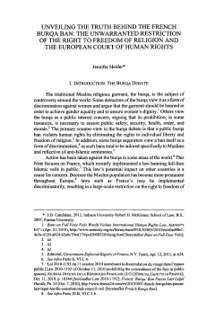 Unveiling the Truth behind the French Burqa Ban