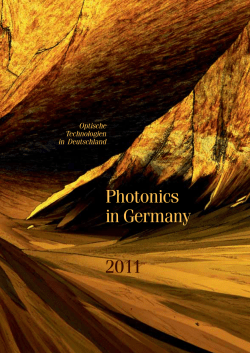 Photonics in Germany 2011