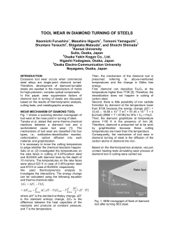 Tool Wear in Diamond Turning of Steels