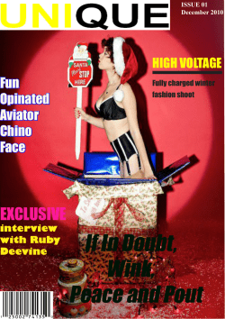 If In Doubt, Wink, Peace and Pout