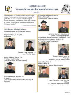 June 2011 - Dordt College