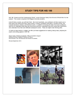 study tips for his 199