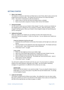 Getting Started Guide