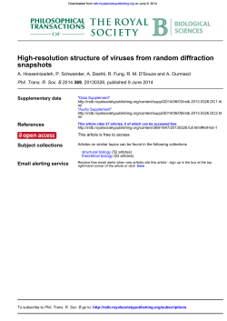 High Resolution Structure of Viruses from Random Snapshots, A
