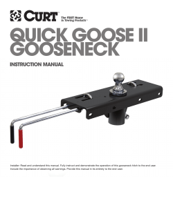 QUICK GOOSE II GOOSENECK