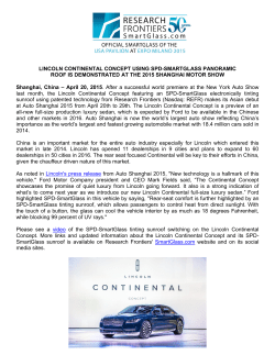 lincoln continental concept using spd