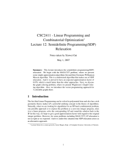 Goemans-Williamson MAX CUT algorithm