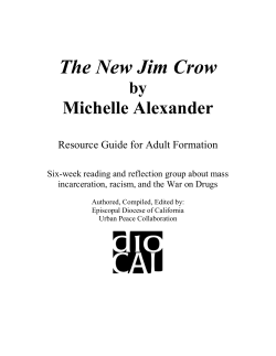 The New Jim Crow - Episcopal Diocese of California