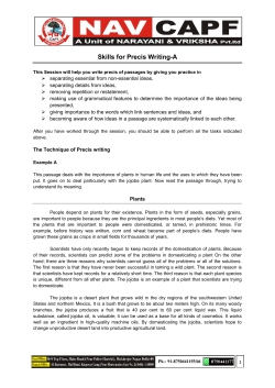 Precis writing 2