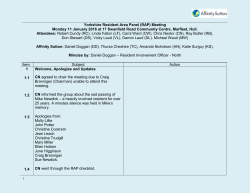 Minutes - (Group Name and Date of Meeting)