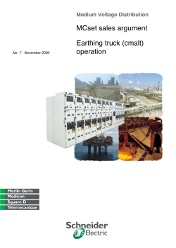 MCset sales argument Earthing truck
