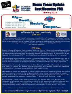 January 2014 - Houston FCA