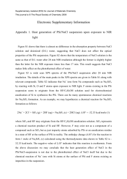 Electronic Supplementary Information