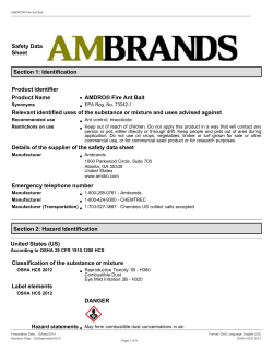 Amdro-SDS - Enviro Safe Pest Control