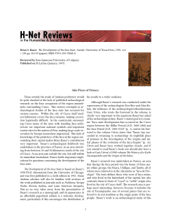 Inka Places of Primacy - H-Net