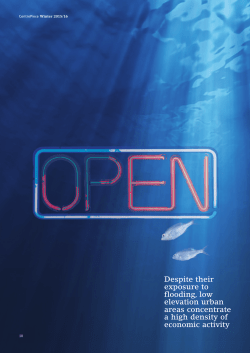 Despite their exposure to flooding, low elevation urban areas