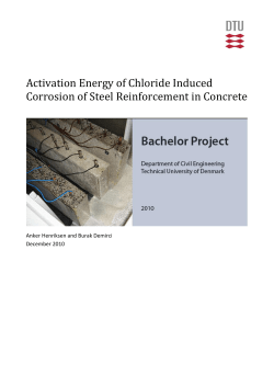 Activation Energy of Chloride Induced Corrosion of Steel