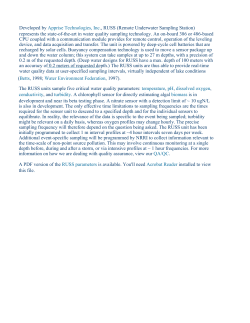 PDF version of the RUSS parameters
