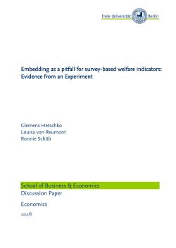 Embedding as a pitfall for survey-based welfare