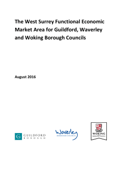 The West Surrey Functional Economic Market Area for Guildford