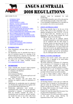 Changes to Regulations since 2009 are printed in italics