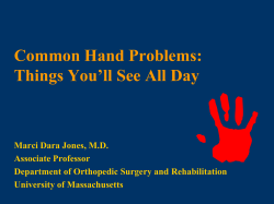 Common Hand Problems: 10 things your friends might ask you about