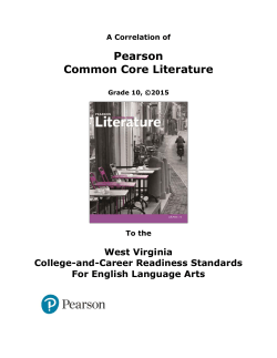 Pearson Common Core Literature