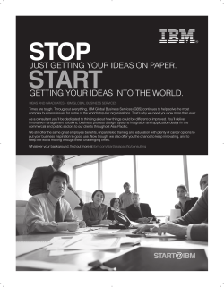 IBM GLOBAL BUSINESS SERVICES