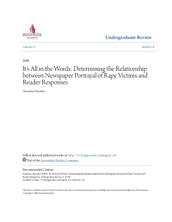 It`s All in the Words: Determining the Relationship between