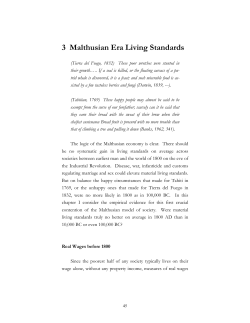 3 Malthusian Era Living Standards - uc