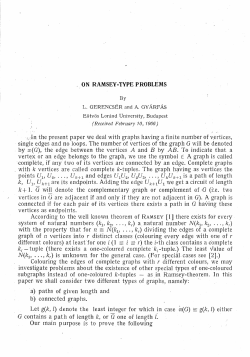 1 ,.In the present paper we deal with graphs having a finite number