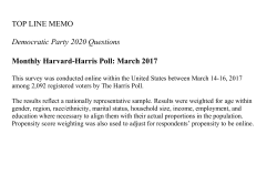 Harvard Harris Poll