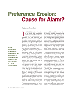 Preference Erosion: Cause for Alarm?