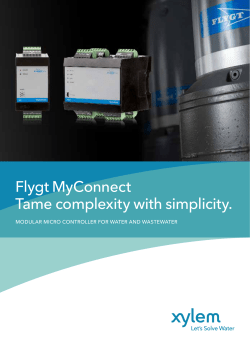 Flygt MyConnect - Water Solutions
