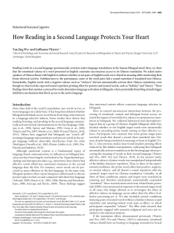 How Reading in a Second Language Protects Your Heart