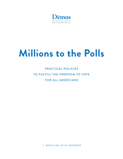 Millions to the Polls