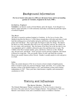 Background Information History and Influences