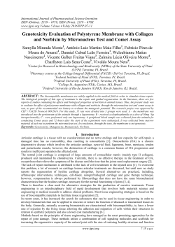 Genotoxicity Evaluation of Polystyrene Membrane with