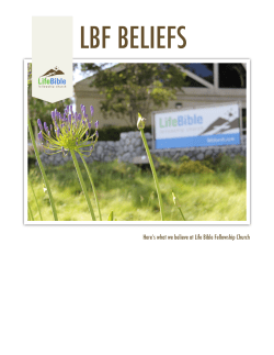 lbf beliefs - Clover Sites