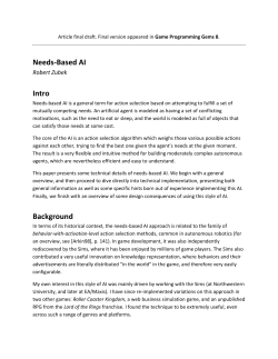 Needs-Based AI Intro Background