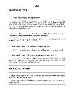FAQs - Commercial Tax