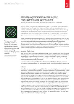 Global programmatic media buying, management and