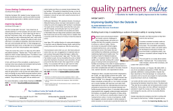 Improving Quality from the Outside In
