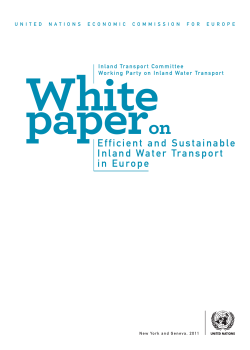 Efficient and Sustainable Inland Water Transport in Europe