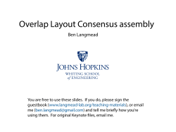 Overlap Layout Consensus assembly