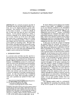 Optimal Coteries