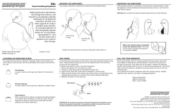 Shure E2C User Guide English
