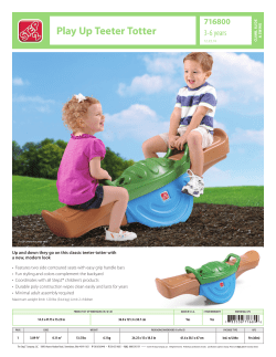 Play Up Teeter Totter