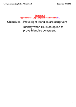 4.4 Hypotenuse Leg Notes F