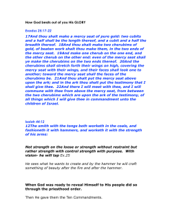 How God beats out of you His GLORY